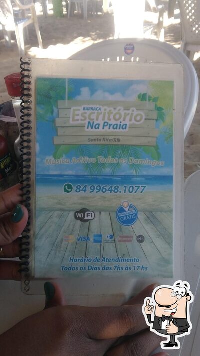 Barraca Escritório na Praia foto