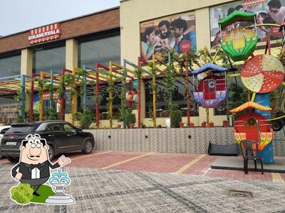 You can get some fresh air at the outside area of KFC