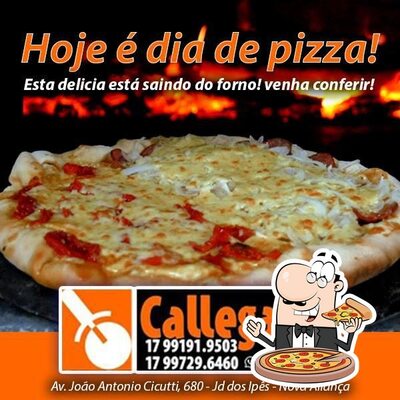 No Callegaris Pizzas, você pode conseguir pizza