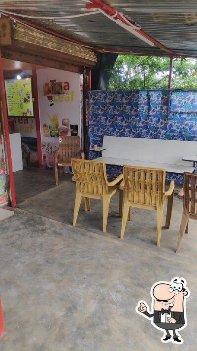 Take a seat at one of the tables at Tea Leaf
