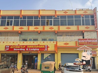 The exterior of Harisagar Bar and restaurant- Magadi