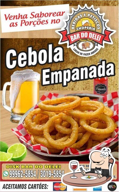 Comida em Bar do Delei Cianorte PR