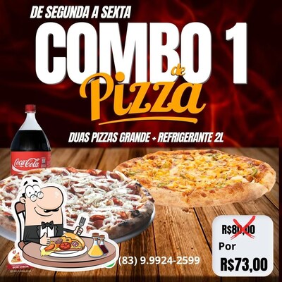 No Pizzaria Bom Sabor qno 16 ceilandia, você pode desfrutar de pizza