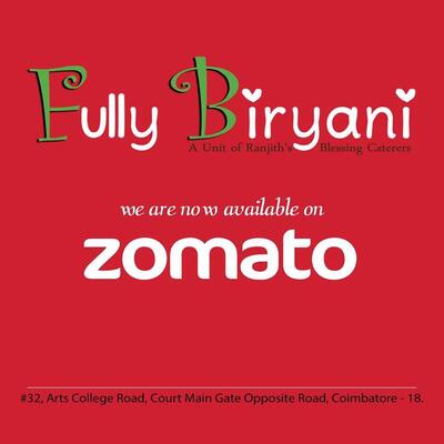 Here’s the advertisement of Fully Biryani Coimbatore