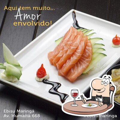 Platos en Ebisu Sushi Bar