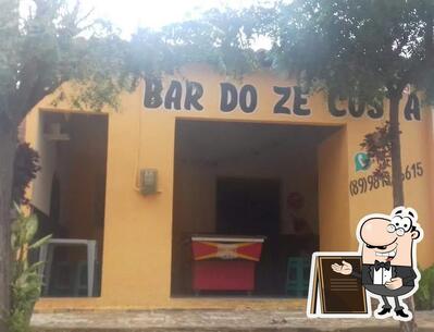Veja a área externa do Bar do Zé Costa
