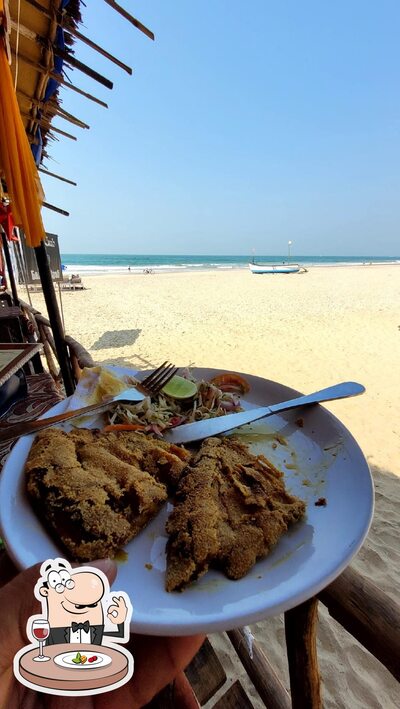 Food at Gois Beach Shack