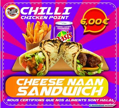 Voici l'annonce publicitaire de Chilli chicken point