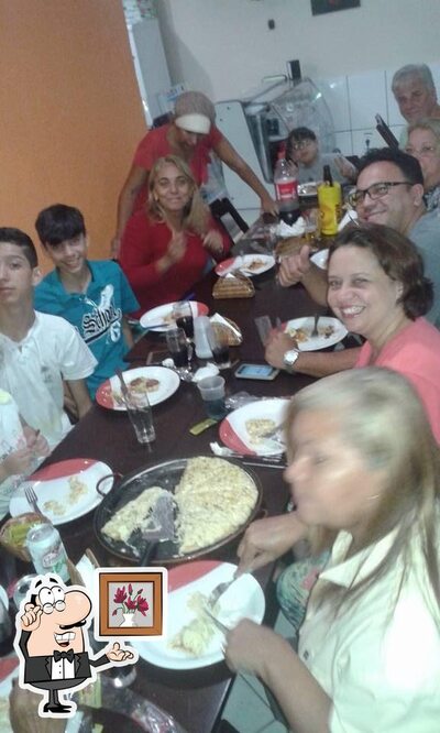 O interior do Pizzaria Mandaro
