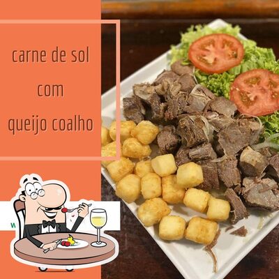 Comida em Bit's Pizza e Restô
