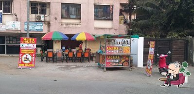Take a seat at one of the tables at Pratap Chinese