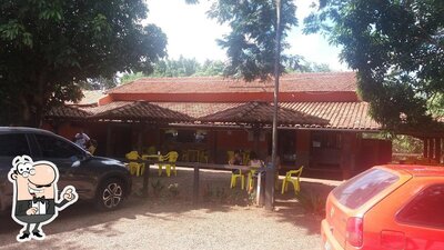 Você pode espairecer no na área externa do Restaurante Amália