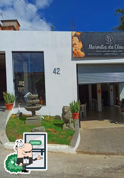 Veja o exterior do Restaurante Marmitex da Cláudia