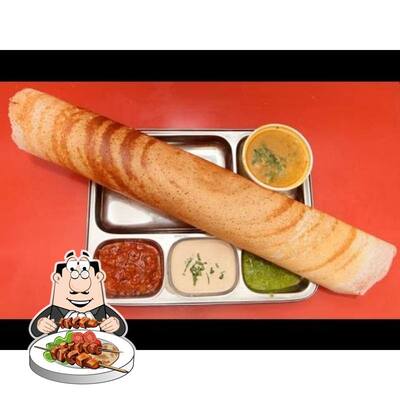 Food at Curry Leaves Restaurant