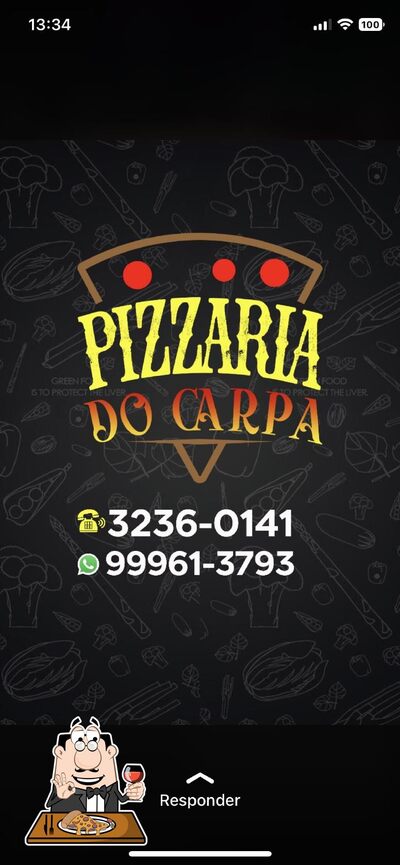 No Pizzaria do Carpa, você pode provar pizza
