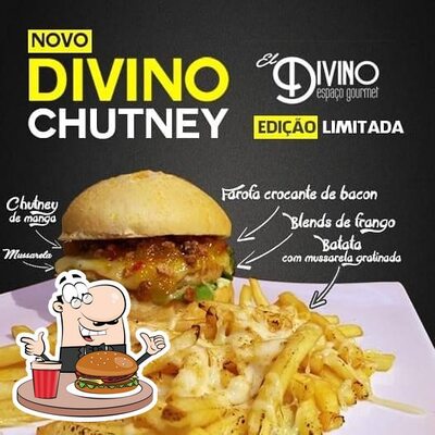 Os hambúrgueres do El Divino irão satisfazer uma variedade de gostos