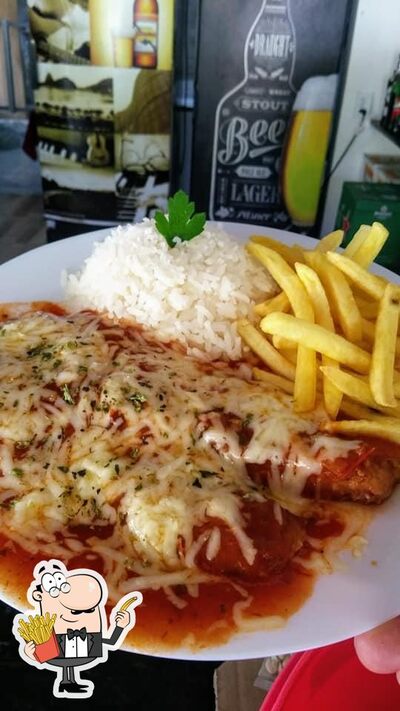 Você pode pedir fritas como acompanhamento ou lanche