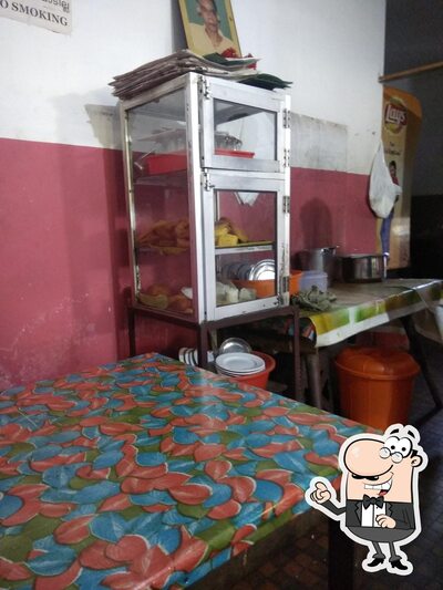 The interior of Geethu's Hotel