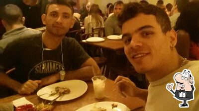 O interior do Planos & Papos Restaurante e Pizzaria