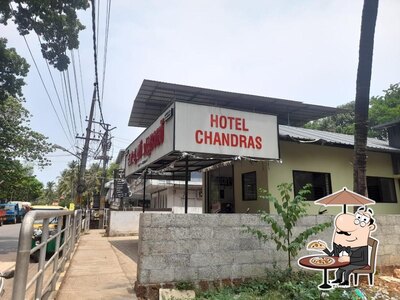 You can get some fresh air at the outside area of Chandras Hotel
