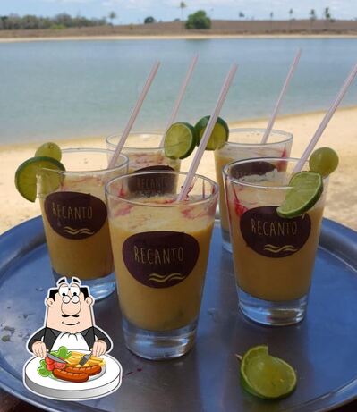 Comida em Restaurante Recanto da Lagoa