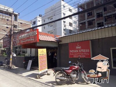 The exterior of Indian Express Restaurant