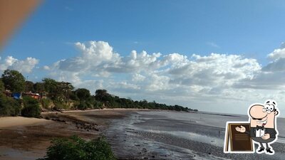 Você pode espairecer no na área externa do Barraca Panorâmica