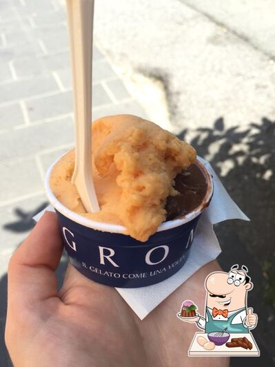 Grom offre un'ampia selezione di dessert