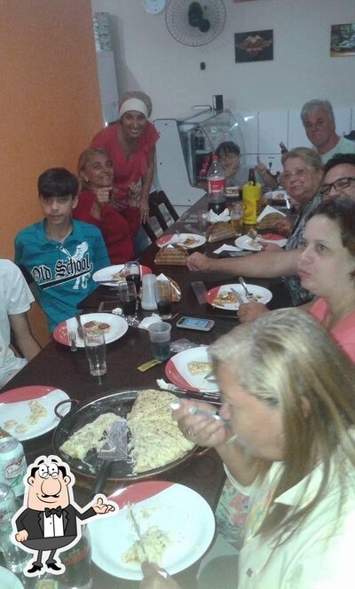 O interior do Pizzaria Mandaro