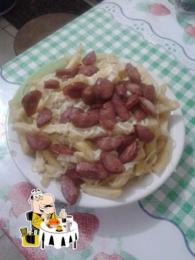 Comida em Pôr do Sol