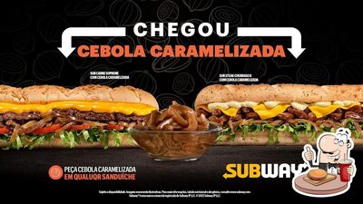 Peça um hambúrguer no Subway