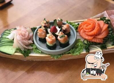 No Inazuma Sushi, você pode tentar sushi