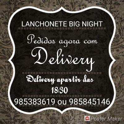 Aqui está a publicidade do Lanchonete Big Night