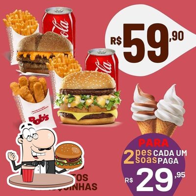 Bob's Irecê Irecê BA oferece uma escolha de opções para os amantes dos hambúrgueres