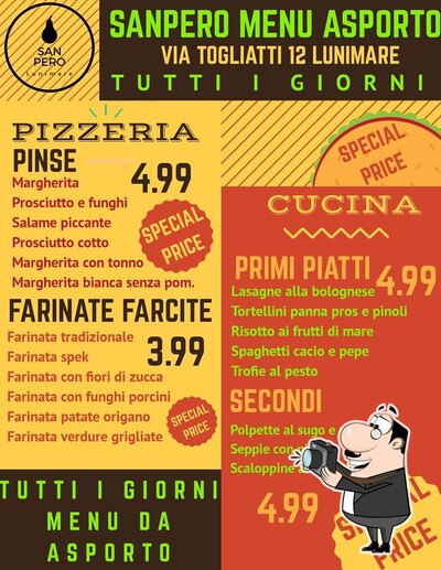 L'annonce publicitaire montre les informations sur Sanpero Ristobar King Of Breakfast