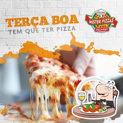 Consiga diversos refeições de frutos do mar servidos no Pizzaria Mister Pizzas Bebedouro SP