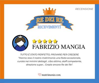 Ecco la pubblicità di Re dei Re - Ricevimenti