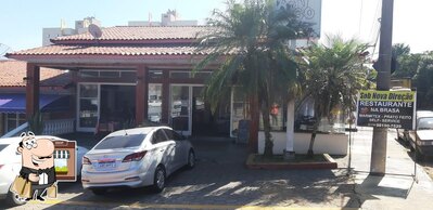 O exterior do Restaurante Na Brasa