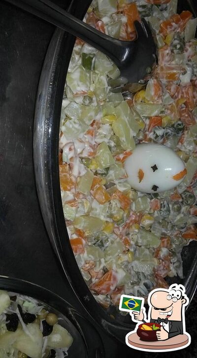 Comida em Restaurante Self Service Tempero Quente