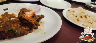 Meat meals are served at Hotel Nityanand Family Restaurant