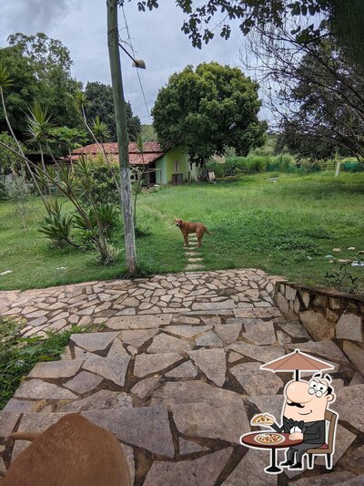 Você pode espairecer no exterior Restaurante 7 Curvas