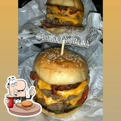 Big Mix pizzas e burguers provê uma variedade de opções para os amantes dos hambúrgueres