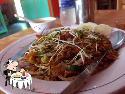Order a burger at Shanghai Restaurant