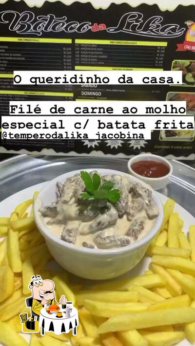 Comida em Boteco da Lika