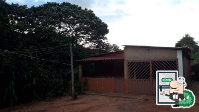 a área exterior é uma característica importante do Bar Do Luizão