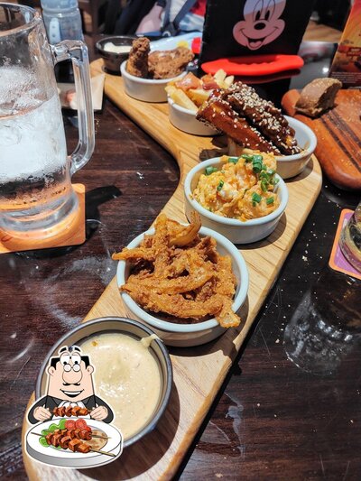 Comida em Restaurante Outback Steakhouse