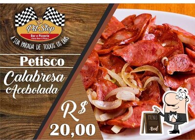 Aqui está a publicidade do Pit Stop Bar e Pizzaria