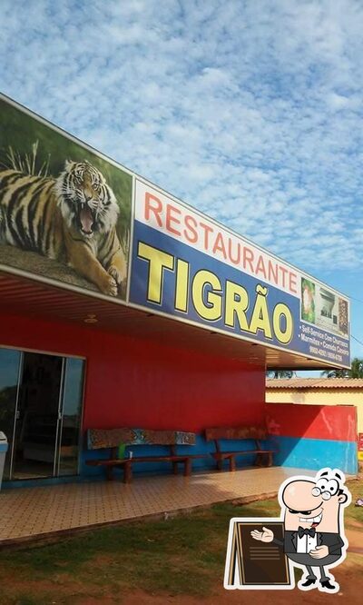 Você pode espairecer no exterior Restaurante Tigrao