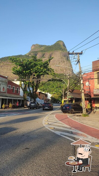 o exterior é uma característica importante do Galeteria & Pizzaria