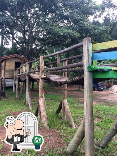 Desfrute da vista da área externa do Barraca Verde descida litoral